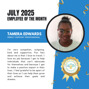 July 2025 Employees of the Month 3 Tamera Edwards